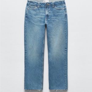 Zara NWT straight leg jeans! Light blue wash